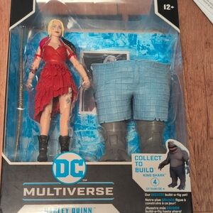 DC Multiverse Harley Quinn Red Dress Action Figure